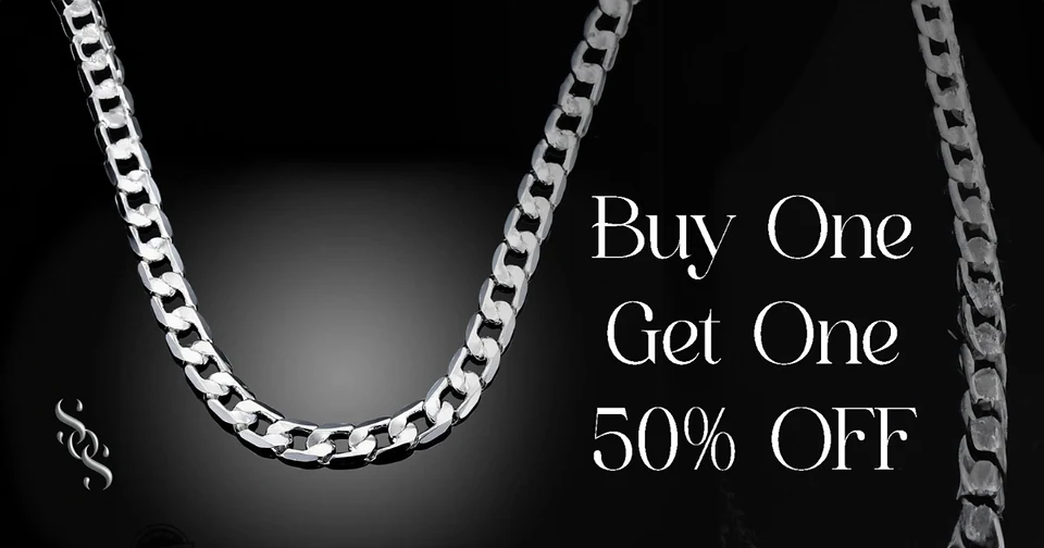 Sea of Stones post ad: Buy One Get One 50% Off chains